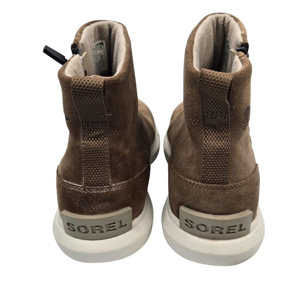 Sorel Brown Suede Waterproof Ankle Booties Womens Size 10 - Picture 4 of 7